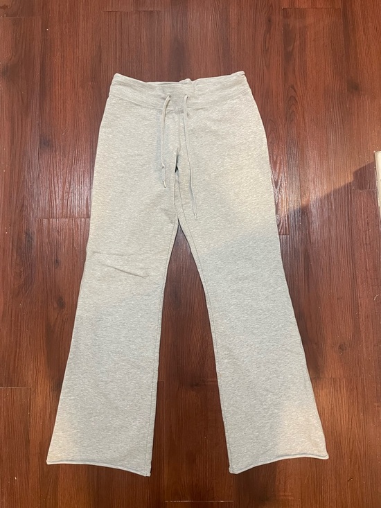 GAP Pants - GAP Light Gray Drawstring Flare Sweatpants